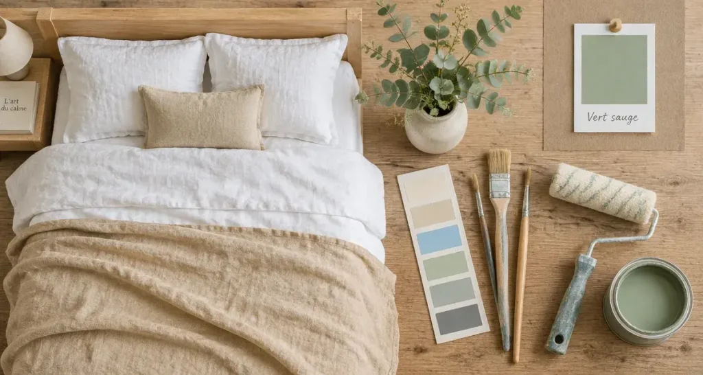 La couleur d’une chambre zen se choisit selon la lumière, l’espace et les matières