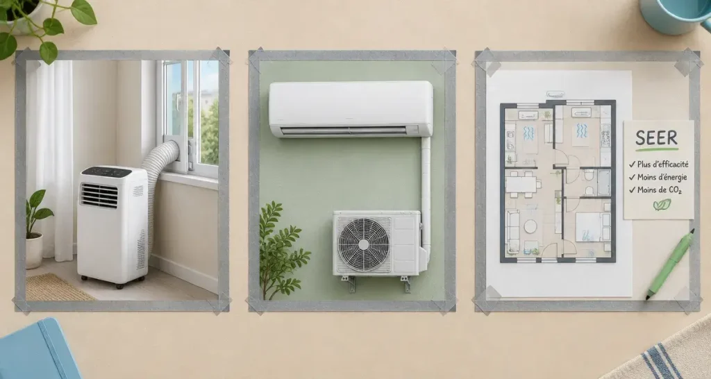Le bon type de climatisation dépend de votre logement et de vos usages